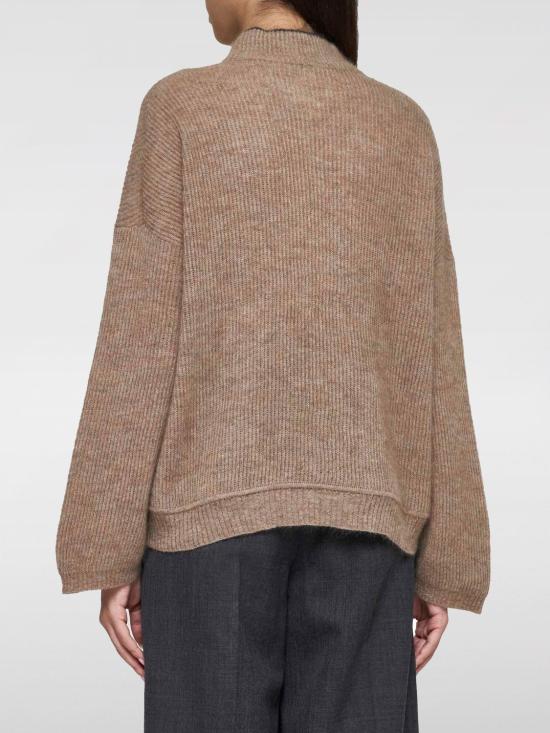 24FW 브루넬로 쿠치넬리 터틀넥 M2I195604 CKK02 Brown - BRUNELLO CUCINELLI