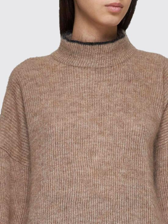24FW 브루넬로 쿠치넬리 터틀넥 M2I195604 CKK02 Brown - BRUNELLO CUCINELLI
