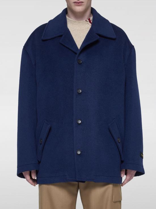 24FW 마르니 코트 TUMU0090U1UTWA22 00B81 Navy - MARNI