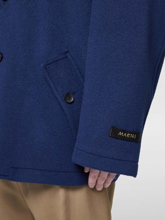 24FW 마르니 코트 TUMU0090U1UTWA22 00B81 Navy - MARNI