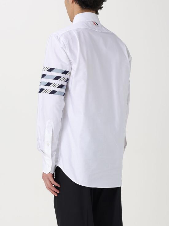 24SS 톰브라운 긴팔 셔츠 MWL374CF0572 460 Gnawed Blue - THOM BROWNE