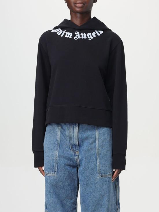24FW 팜앤젤스 스웨터 PWBB069F24FLE0021003 Black - PALM ANGELS