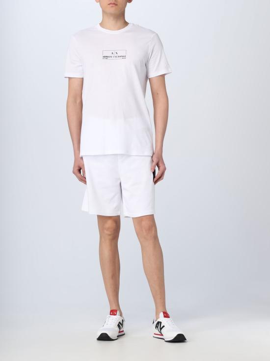 23SS 알마니 숏팬츠 3RZSAAZJ83Z 1100 White - ARMANI