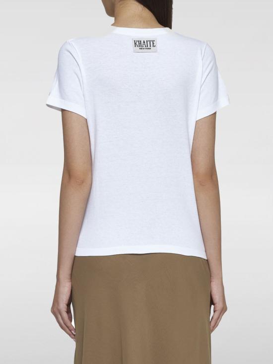 24FW 케이트 반팔 티셔츠 2348138 100 White - KHAITE
