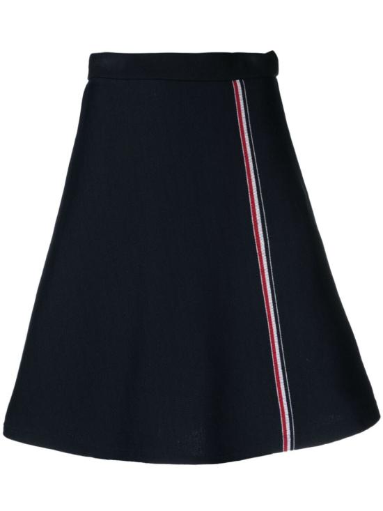 24FW 톰브라운 미디 스커트 FJK118AJ0139 415 NAVY - THOM BROWNE