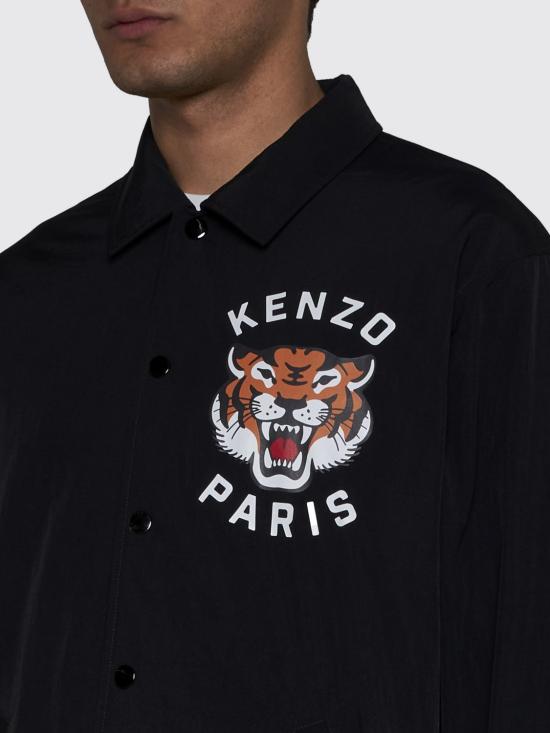 24FW 겐조 자켓 FE55BL0629NG 99 Black - KENZO