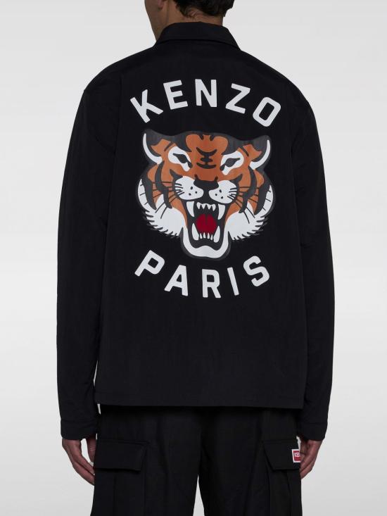 24FW 겐조 자켓 FE55BL0629NG 99 Black - KENZO