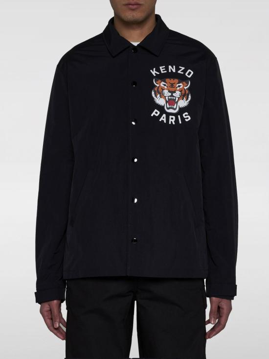 24FW 겐조 자켓 FE55BL0629NG 99 Black - KENZO