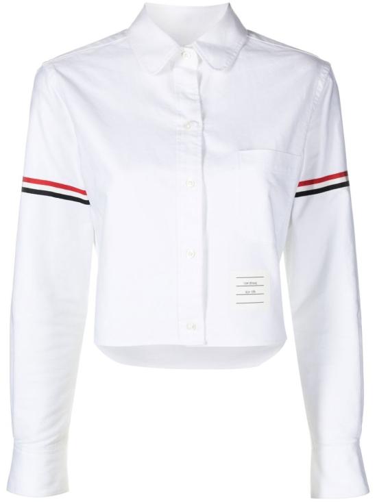 24FW 톰브라운 셔츠 FLL164O02188 100 WHITE - THOM BROWNE
