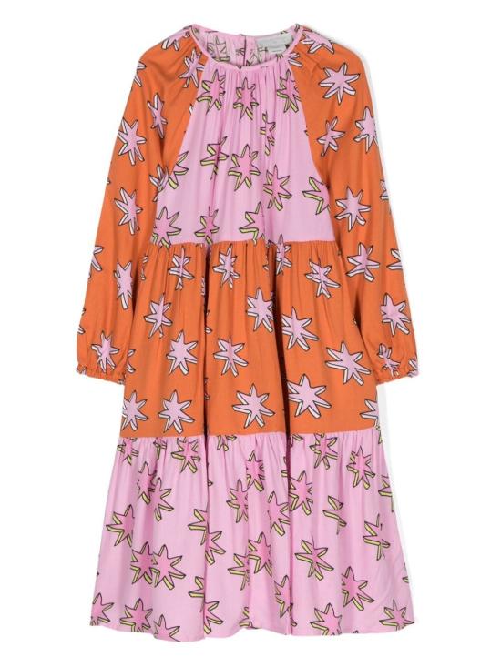 24FW [키즈] 스텔라 맥카트니 원피스 TV1C10 Z2083 403MC ARANCIO MULTI - STELLA MCCARTNEY