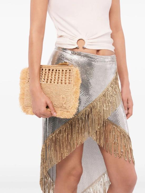24FW 파코라반 클러치/파우치 24FSS0477NAT027 P253 SHINY BEIGE - PACO RABANNE