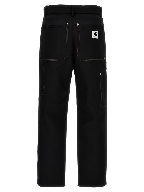 24SS 사카이 스트레이트 팬츠 2403389M001 Black - SACAI