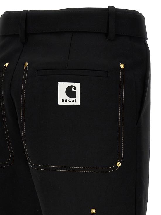24SS 사카이 스트레이트 팬츠 2403389M001 Black - SACAI