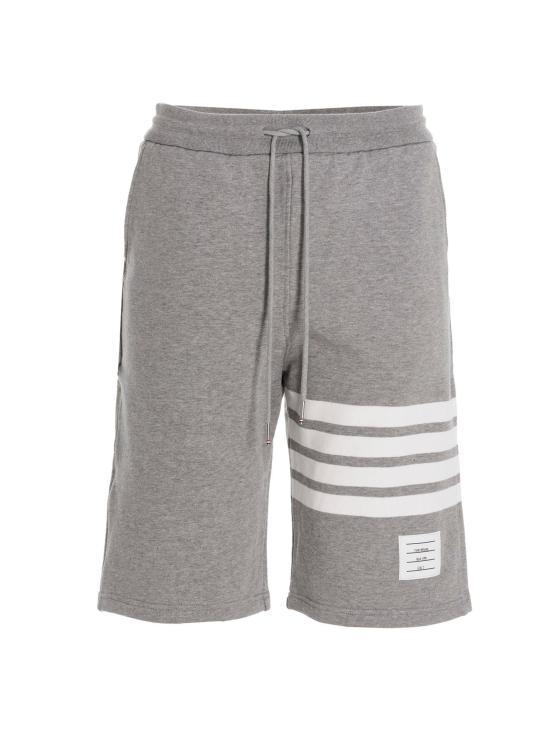 24SS 톰브라운 RWB 코튼 사선 버뮤다 숏팬츠 MJQ012H00535068 - THOM BROWNE
