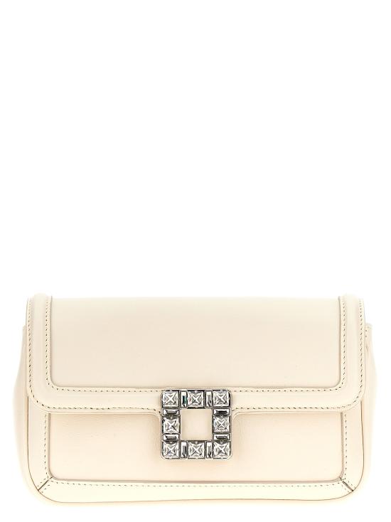 24FW 로저비비에 클러치/파우치 RBWANMC5100XMAC019 White - ROGER VIVIER