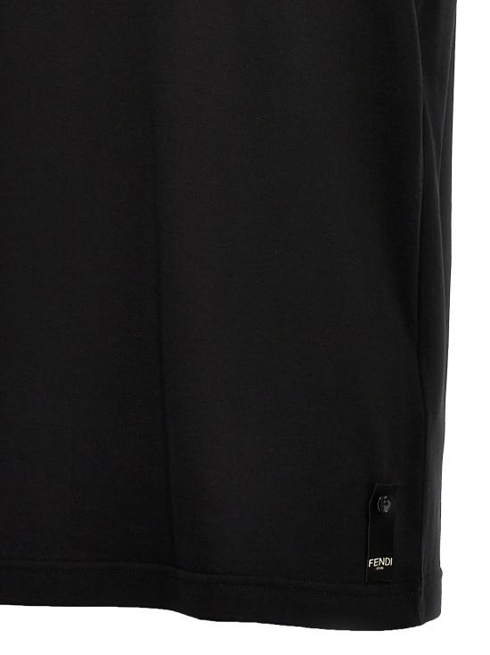 24SS 펜디 반팔 티셔츠 FY0894A9RLF0QA1 Black - FENDI