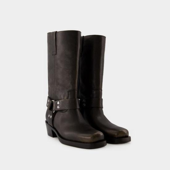 23FW 파리텍사스 부츠 TEXS20012370 Black - PARIS TEXAS
