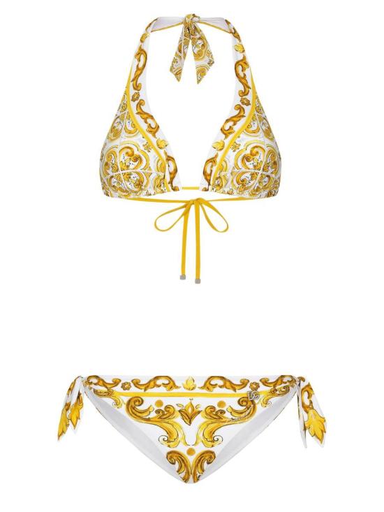 24FW 돌체앤가바나 비키니 수영복 O8A54J ONO19HG3TN YELLOW - DOLCE & GABBANA