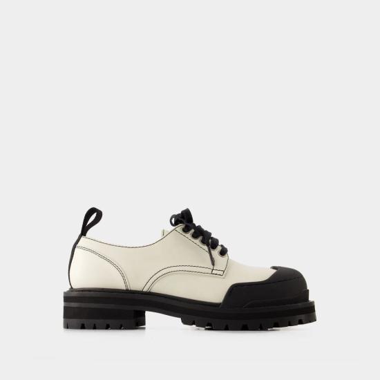 23FW 마르니 플랫 슈즈 RNIS20300 WHITE - MARNI