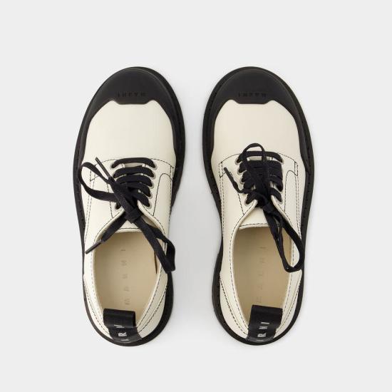 23FW 마르니 플랫 슈즈 RNIS20300 WHITE - MARNI