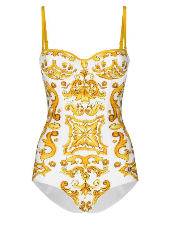 24FW 돌체앤가바나 원피스 수영복 O9A13J ONO19HG3TN YELLOW - DOLCE & GABBANA