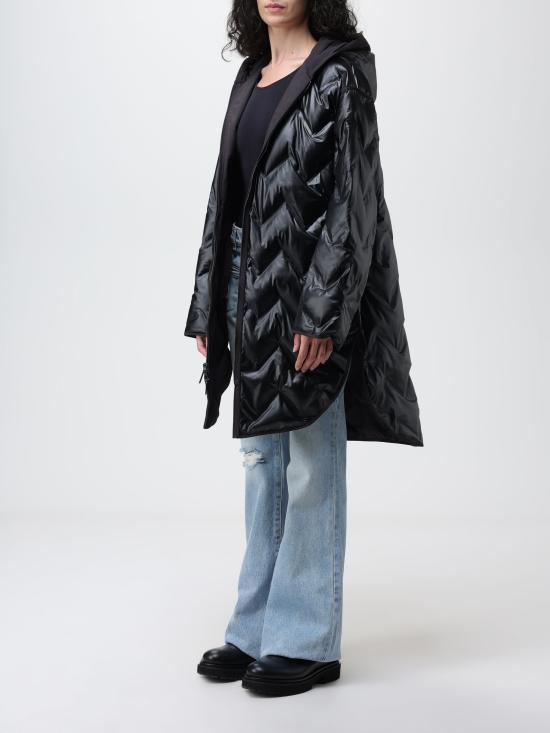 23FW 조르지오 아르마니 코트 6R2L682NFGZ 0999 nero - GIORGIO ARMANI