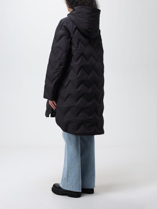 23FW 조르지오 아르마니 코트 6R2L682NFGZ 0999 nero - GIORGIO ARMANI