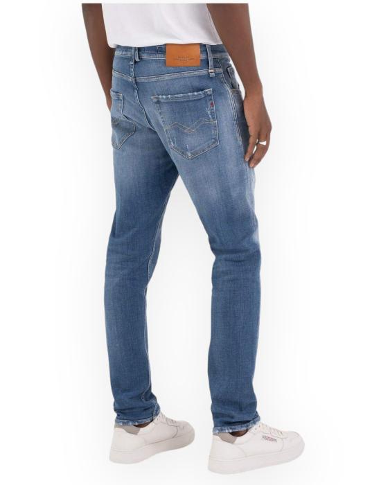 24SS 리플레이 데님 스트레이트 팬츠 M1021Q000141656 009 blu denim - REPLAY