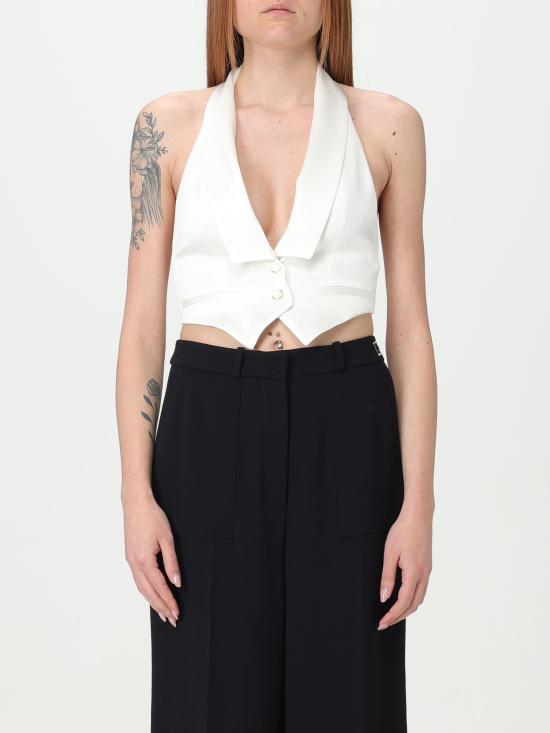 24SS 엘리자베타프랜치 베스트 GL00342E2 360 avorio - ELISABETTA FRANCHI