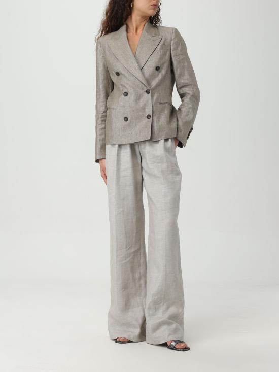 24SS 브루넬로 쿠치넬리 자켓 MH5672358 C002 marrone argento - BRUNELLO CUCINELLI