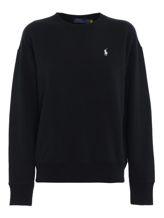 24SS 랄프 로렌 긴팔 티셔츠 211794395 001 nero - RALPH LAUREN