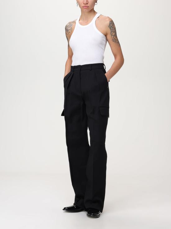 23FW 스포트막스 스트레이트 팬츠 2321360339600 005 nero - SPORTMAX