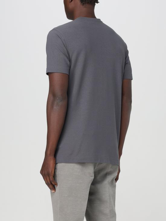 24SS 자노네 반팔 티셔츠 812597ZG380 Z0914 grigio scuro - ZANONE