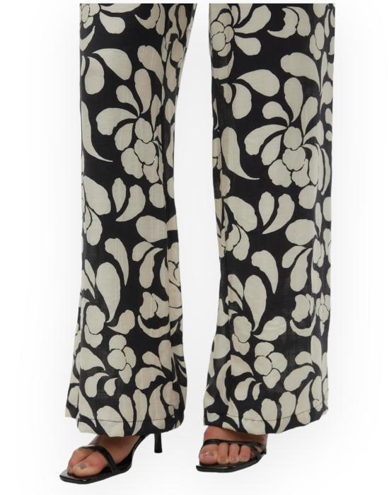 24SS 베로 모다 스트레이트 팬츠 10303905 BLACK bianco nero - VERO MODA