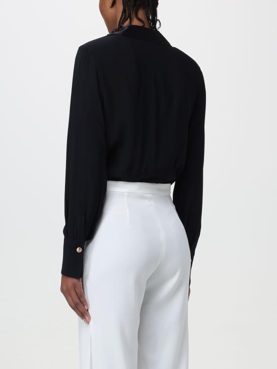 24SS 엘리자베타프랜치 바디수트 티셔츠 CBT0241E2 110 nero - ELISABETTA FRANCHI