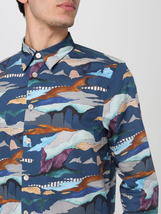24SS 폴 스미스 긴팔 셔츠 M2R765XM21964 48 fantasia - PAUL SMITH