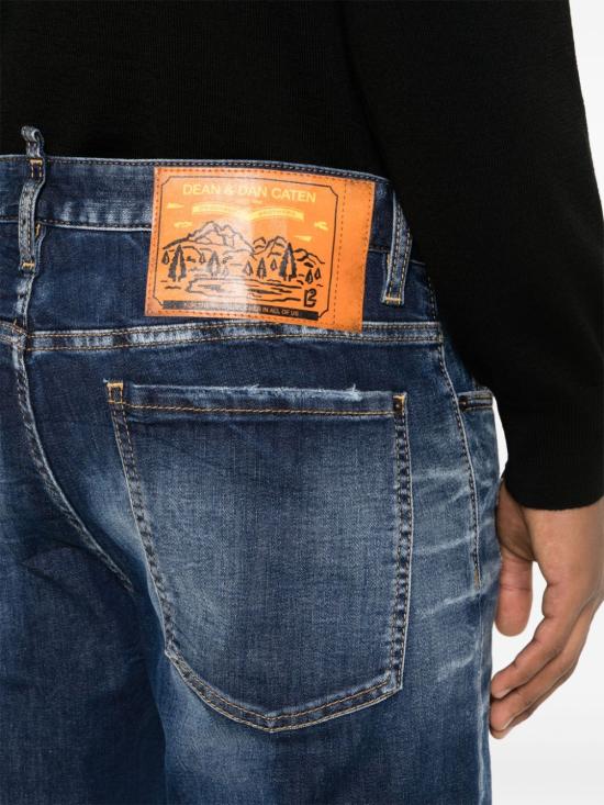 24SS 디스퀘어드2 데님 스트레이트 팬츠 S74LB1460S30789 470 - DSQUARED2