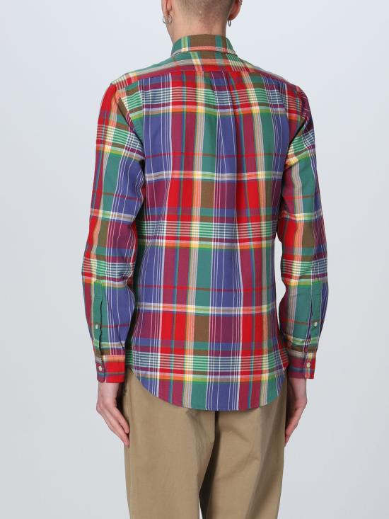 23SS 랄프 로렌 긴팔 셔츠 710897267 005 rosso - RALPH LAUREN