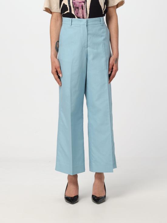 24SS 위켄드막스마라 스트레이트 팬츠 2415131042600 003 acqua - WEEKEND MAX MARA