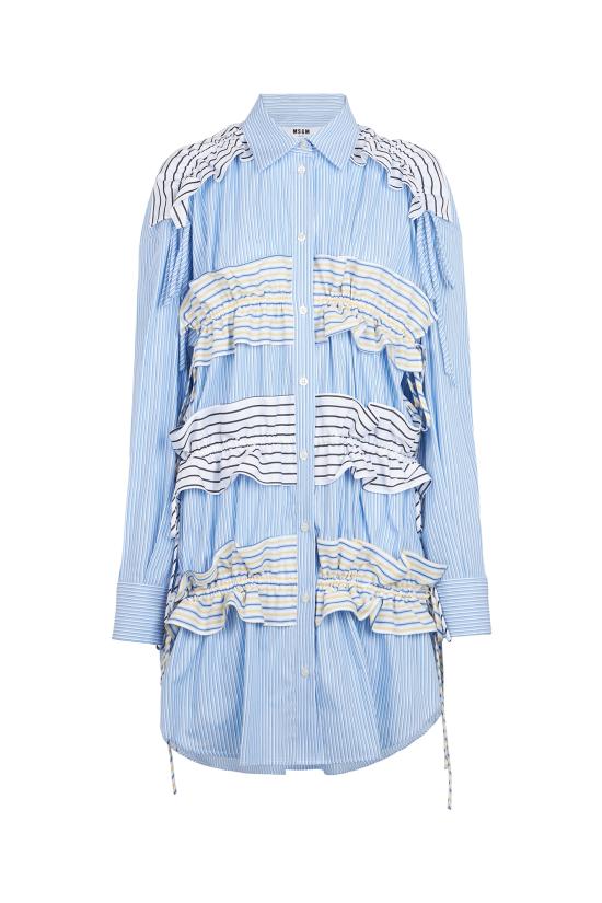 23SS 엠에스지엠 미디 원피스 3441MDA01Y237010 84 azzurro - MSGM
