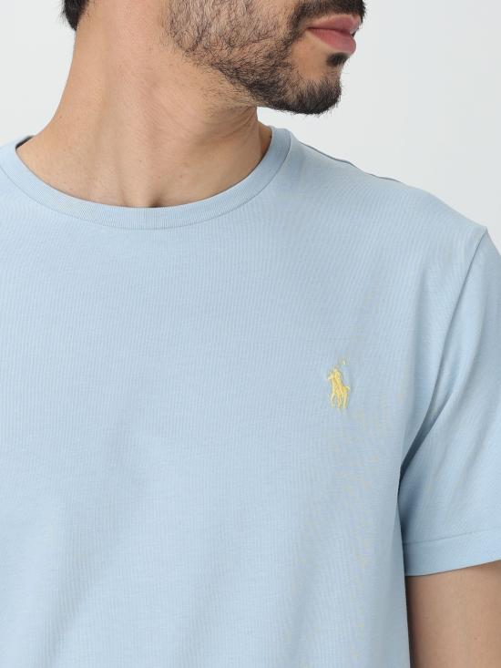 24SS 랄프 로렌 반팔 티셔츠 710671438 362 azzurro - RALPH LAUREN