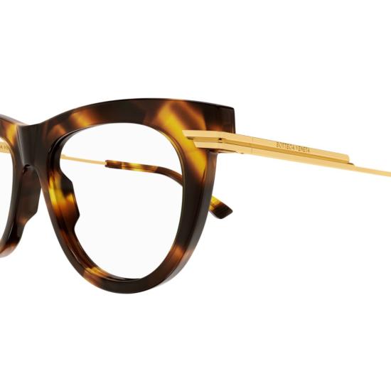  보테가베네타 선글라스 BV1297O 002 HAVANA GOLD TRANSPARE - BOTTEGA VENETA
