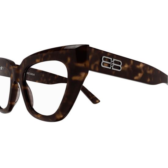  발렌시아가 선글라스 BB0238O 002 HAVANA HAVANA TRANSPA - BALENCIAGA