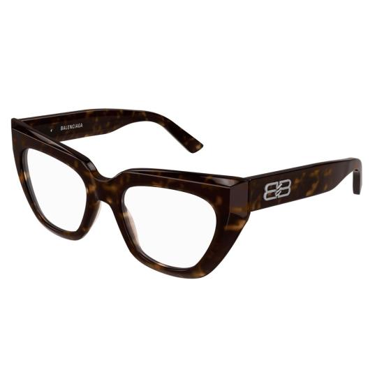 발렌시아가 선글라스 BB0238O 002 HAVANA HAVANA TRANSPA - BALENCIAGA