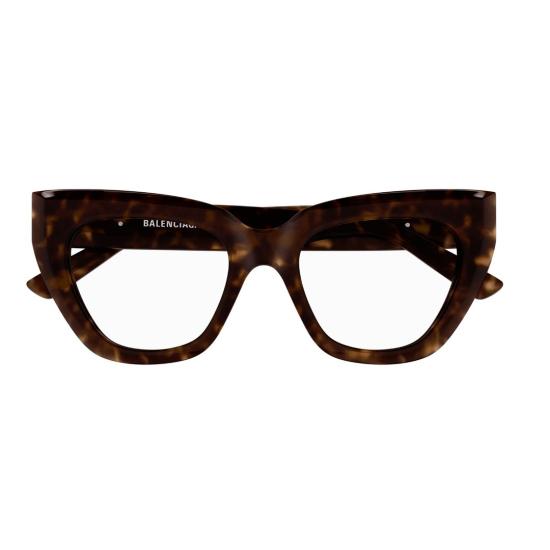  발렌시아가 선글라스 BB0238O 002 HAVANA HAVANA TRANSPA - BALENCIAGA