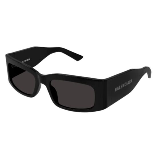  발렌시아가 선글라스 BB0328S 001 BLACK BLACK GREY - BALENCIAGA