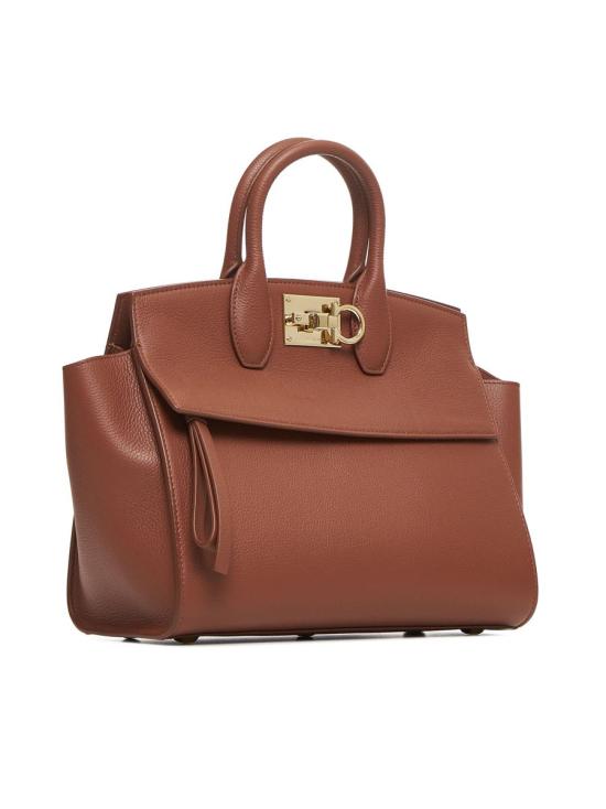 24FW 살바토레 페라가모 토트백 214493STSOFTS774727 NEW COGNAC NEW COGNAC AL C - SALVATORE FERRAGAMO