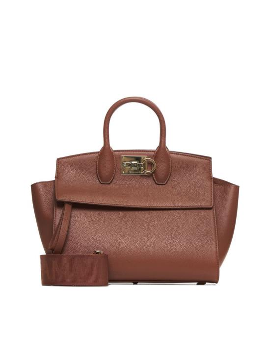 24FW 살바토레 페라가모 토트백 214493STSOFTS774727 NEW COGNAC NEW COGNAC AL C - SALVATORE FERRAGAMO