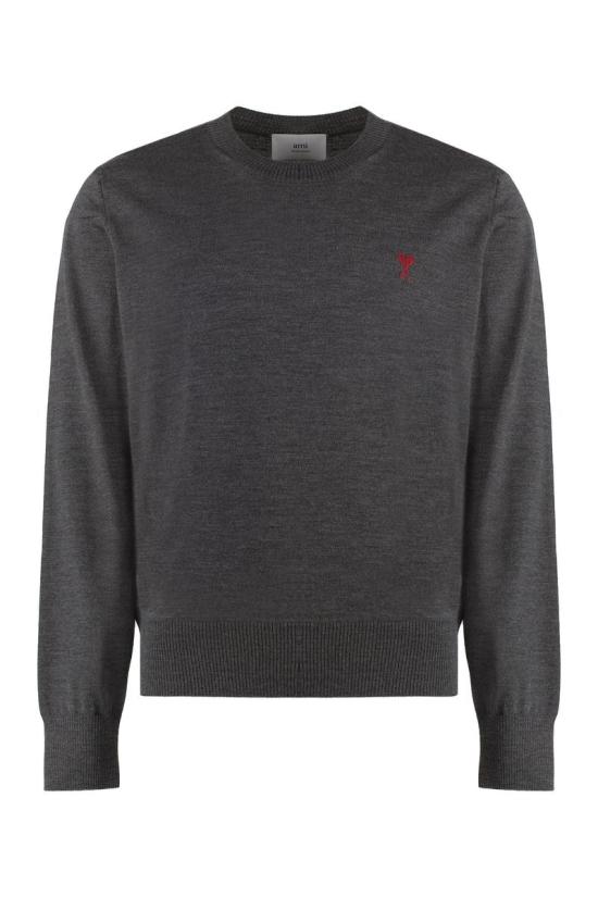 24SS 아미 긴팔 티셔츠 HKS111KN0025055 GREY - AMI