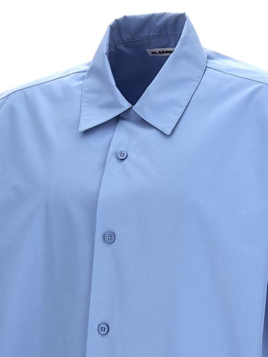 24SS 질샌더 반팔 셔츠 J22DL0112J45002523 BLUE - JIL SANDER